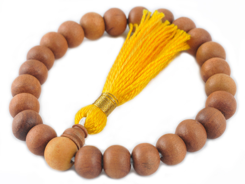 Un mala de 27 perles chin mudra Mala de voyage 27 perles Chin Mudra