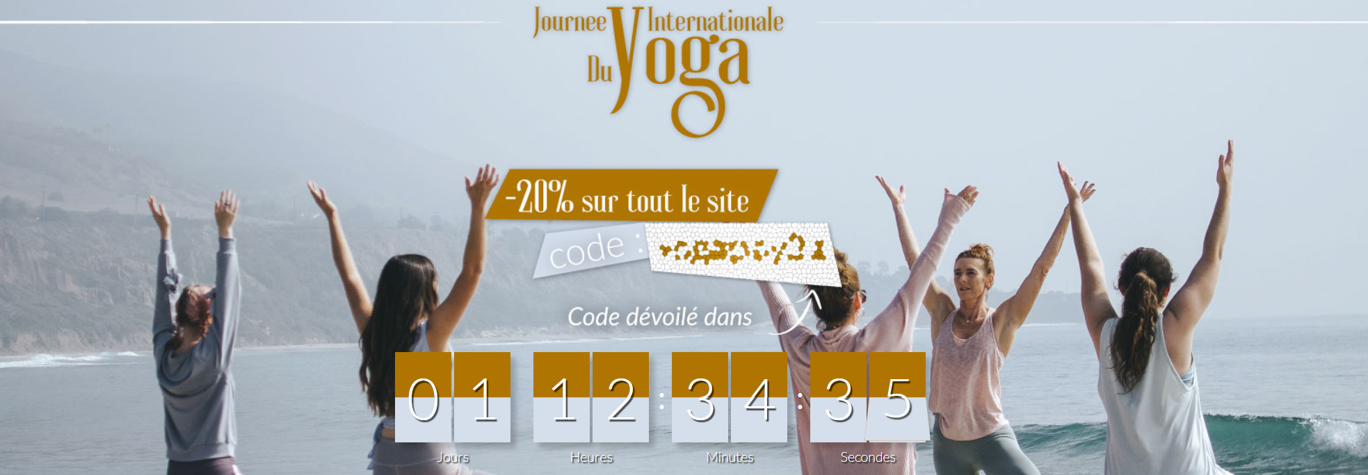20 % pour la journée internationale du yoga 2022 profitez de 20 % sur toute la boutique Chin Mudra !
