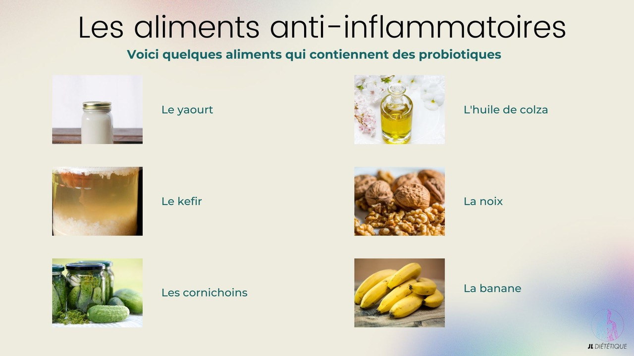 les aliments anti-inflammatoires por protéger votre flore intestinale