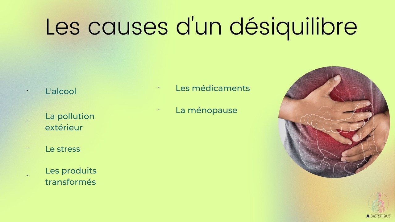 Les raisons d'un désequilibre intestinal