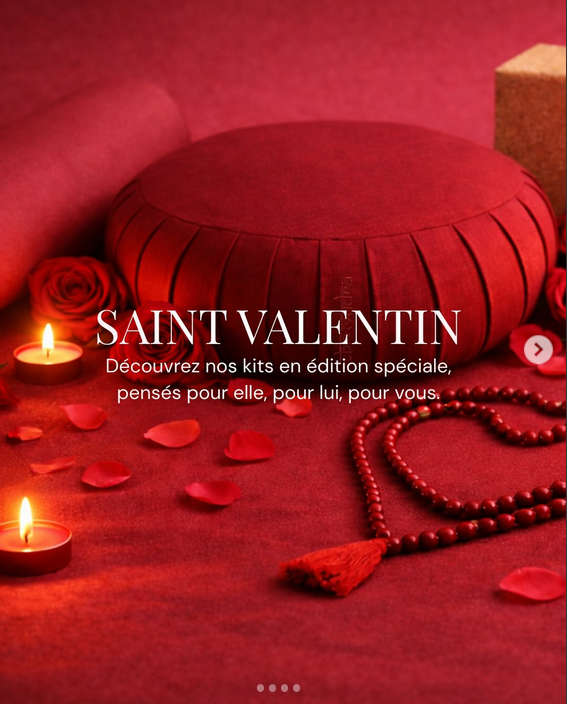 Chin Mudra pour la Saint-Valentin Décuvrez nos kits yoga pour la Saint-valentin