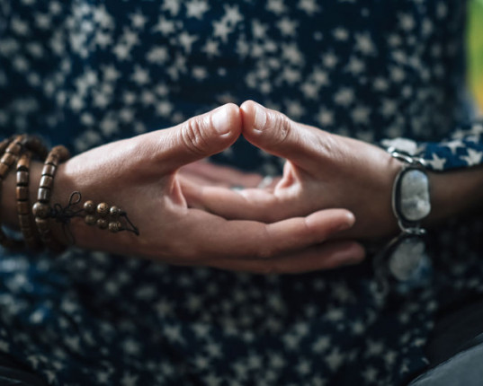 Dhyāna  Mudra : le mudra de la méditation