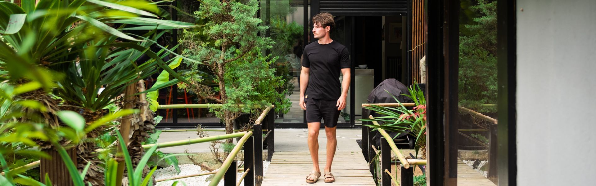 Ropa de yoga para hombre de algodón orgánico - Parte inferior