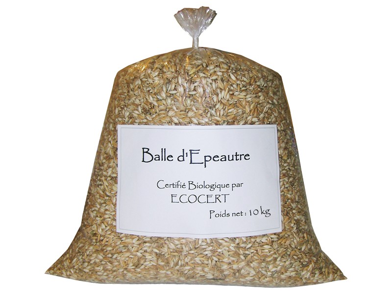 Item Balle d'épeautre certifié Biologique - 10kg Balle d'épeautre