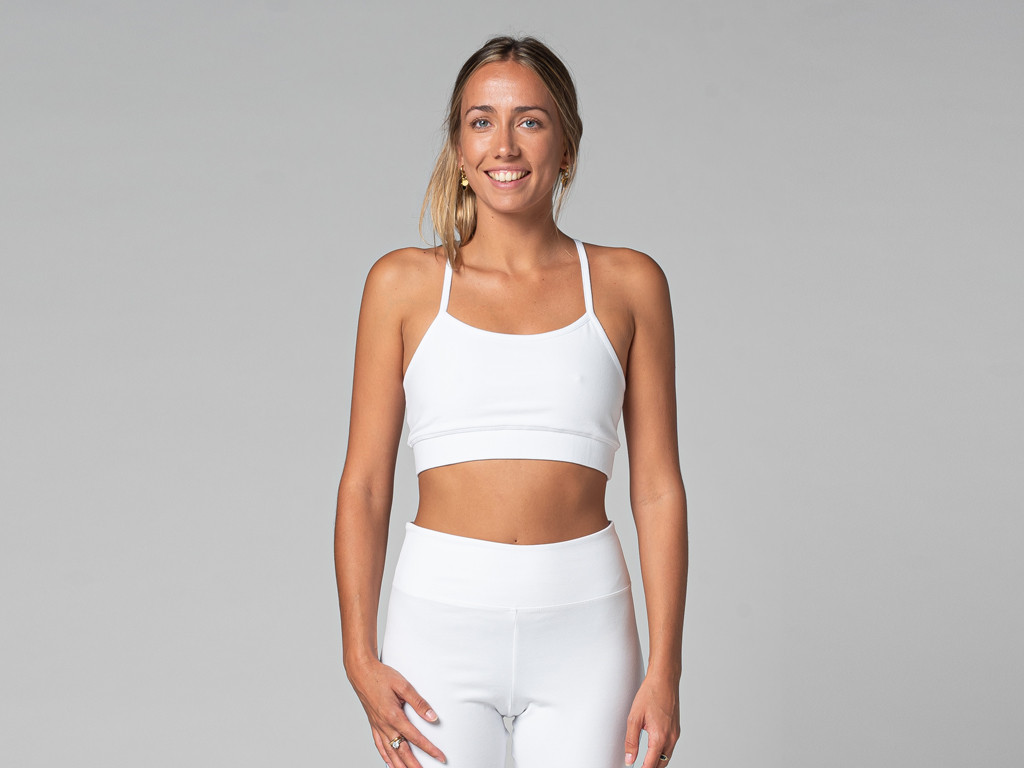 Item Brassière de yoga Light - Bio Blanc
