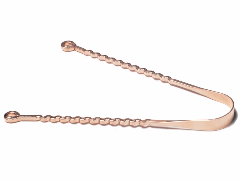 Item Gratte langue Serpenton 100% Cuivre