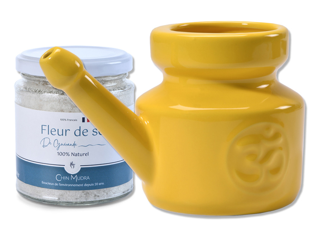 Item Kit Lota 400ml et Fleur de Sel Jaune Safran