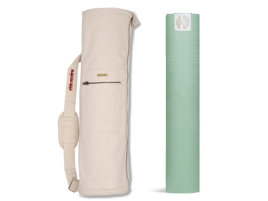 Item Kit Natural Mat et Sac Vert Amande