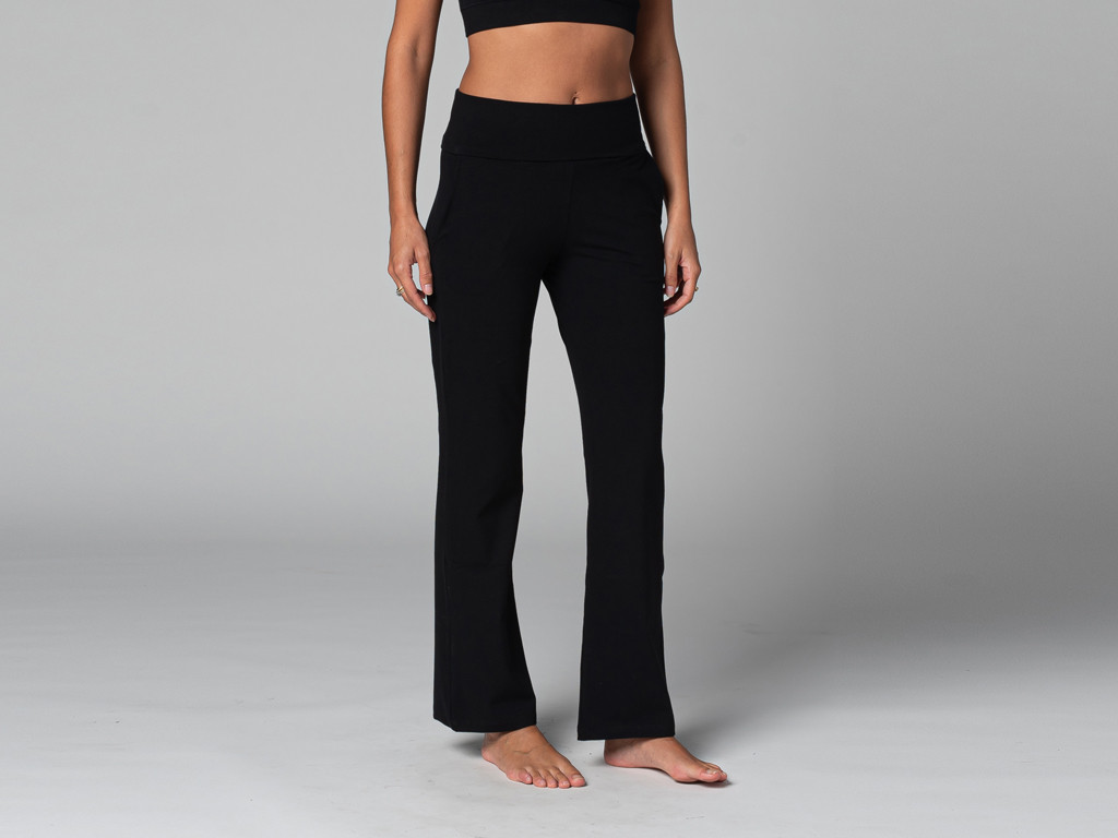 Item Pantalon de yoga femme Confort - Bio Noir