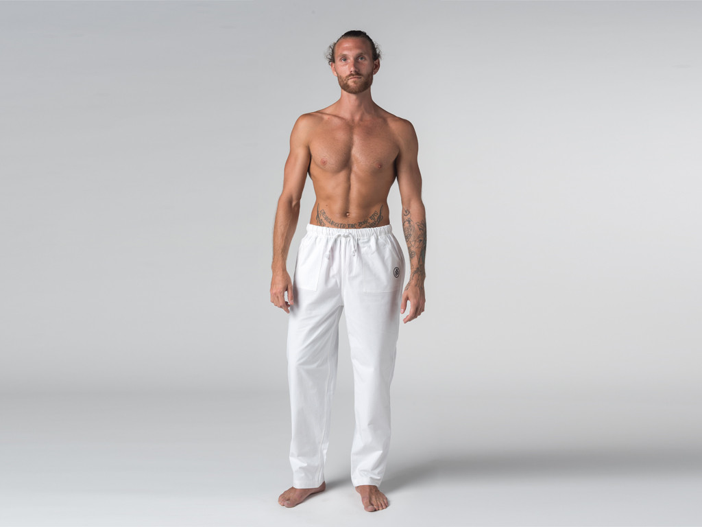 Item Pantalon spécialisé H/F Pavita - 100% coton Bio Blanc
