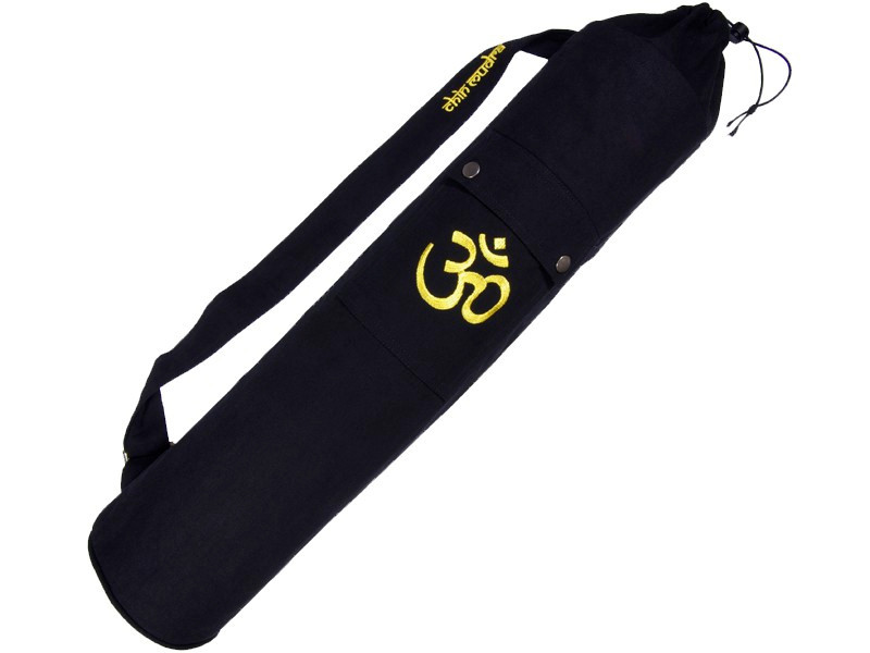 Item Sac à tapis de yoga 100% Coton Bio 71cm x 15cm Noir
