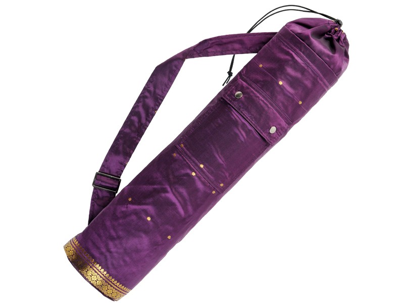 Item Sac à tapis de yoga Saree 71 cm x 15 cm Prune