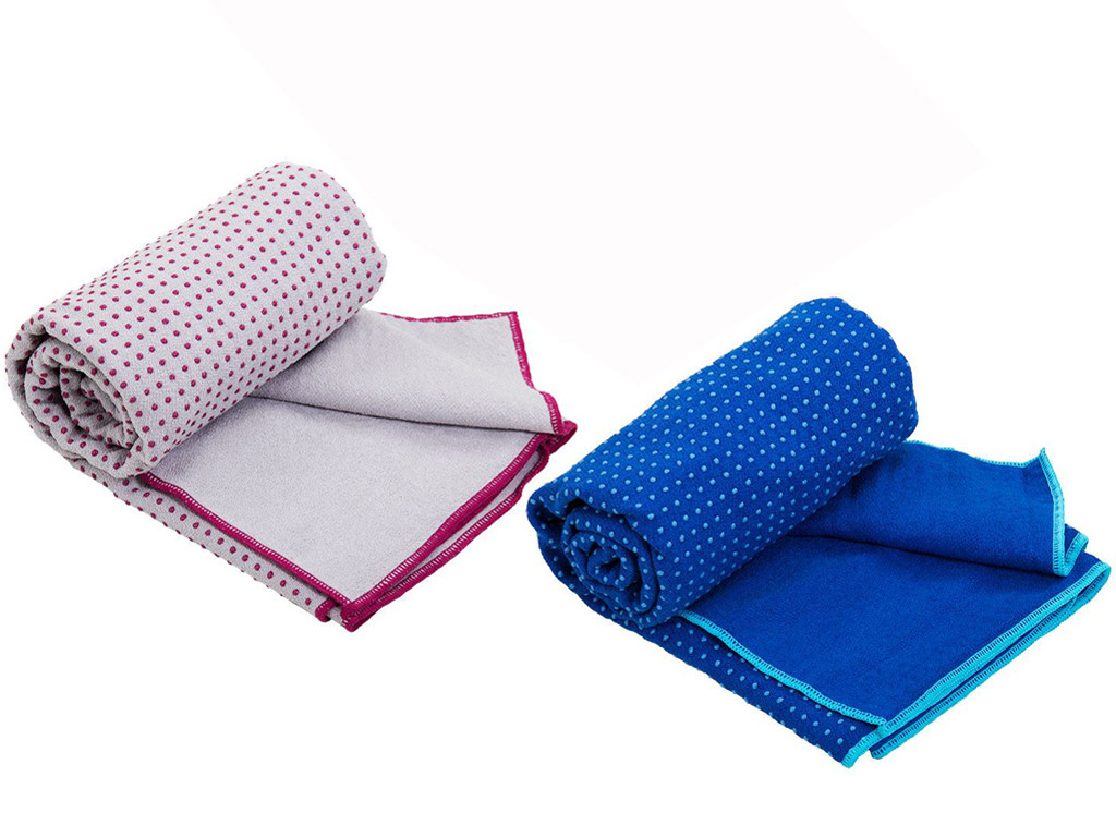 Toalla Yoga antideslizante bicolor - 183cmx 61cm
