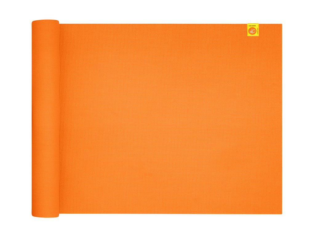 Item Esterilla de yoga no tóxica: 183 cm x 61 cm x 4,5 mm azafrán naranja