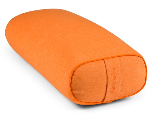 Cojín ovalado de yoga en chambray de algodón orgánico - Espelta