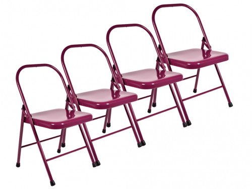 Chaise de Yoga 2 barres Haute Prune