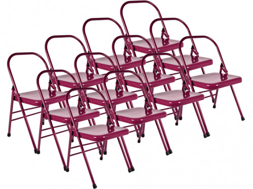Chaise de Yoga Standard 1 Barre Prune
