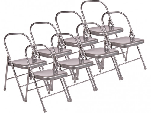 Chaise de Yoga Standard 2 Barres Grise