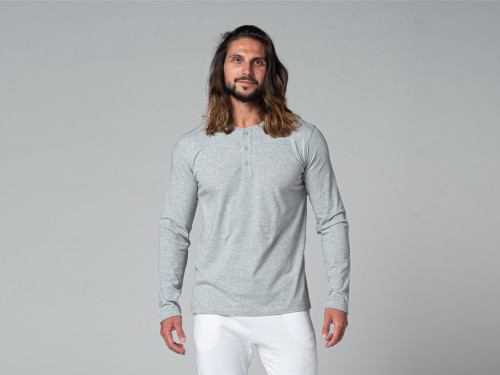 T-Shirt TAPAN 3 boutons 100% Bio