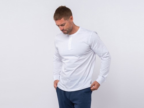 T-Shirt TAPAN 3 boutons 100% Bio