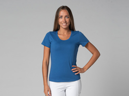 T-Shirt TARA M/C Col Large 100% Bio